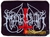 Patch Bordado Termocolante Marduk Logo 666 Cruz Black