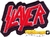 Patch Bordado Termocolante Slayer Logo Trash Speed Metal