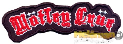 Patches Patch Bordado Termocolante Motley Crue Logo Hard Rock