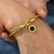 Bracelete Medalha Números Romanos Aço Inox Banhado em Ouro 18k - comprar online