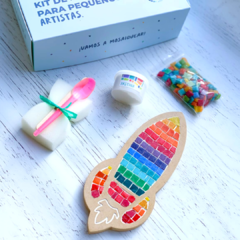 Kit de Mosaico Infantil - Cohete - tienda online
