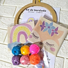 kit de Bordado Infantil - Arcoíris + Zorrito - comprar online