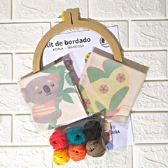 kit de Bordado Infantil - Koala + Mariposa
