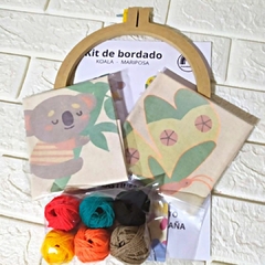 kit de Bordado Infantil - Koala + Mariposa - comprar online