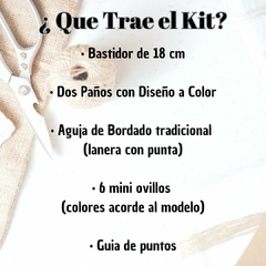 kit de Bordado Infantil - Gatito + Frida en internet