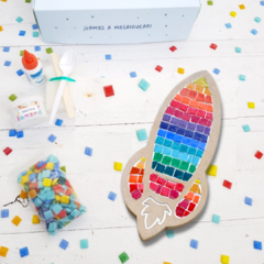 Kit de Mosaico Infantil - Cohete