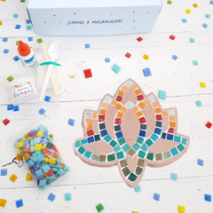 Kit de Mosaico Infantil - Flor de Loto