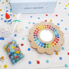 Kit de Mosaico Infantil - Flor con Espejo