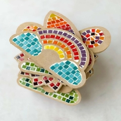Kit de Mosaico Infantil - Arcoíris - Pupé Pequeños Artistas