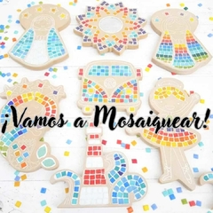 Kit de Mosaico Infantil - Virgencita - Pupé Pequeños Artistas