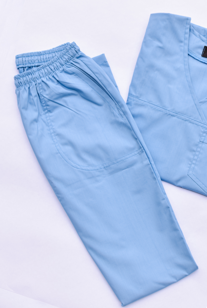 Pantalon azul celeste mujer hot sale