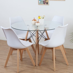 Combo Mesa Eames Sillas Tulip