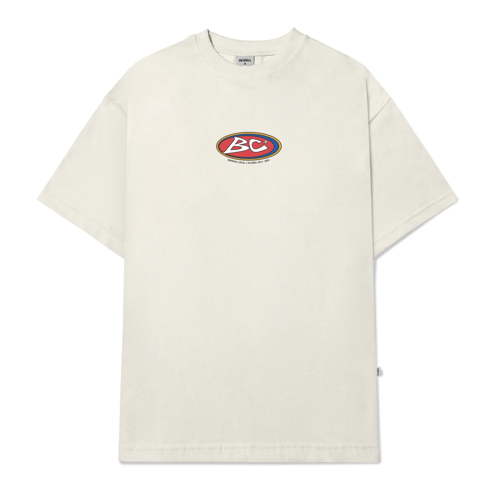 Camiseta "Goods Logo" Off White - Barra Crew