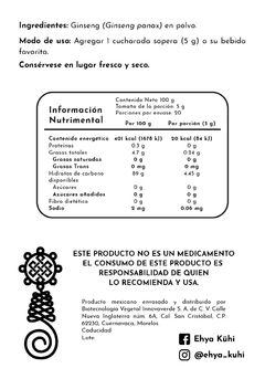 Ginseng · 100 g - comprar en línea