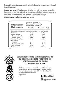 Levadura nutricional · 100 g - comprar en línea