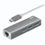 HUB USB KOLKE 4 EN 1 GRIS KCH-427