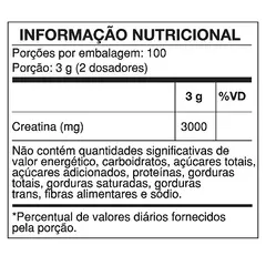 Compartilhe: Adicionar aos desejos Creatina Monohidratada 300g - comprar online