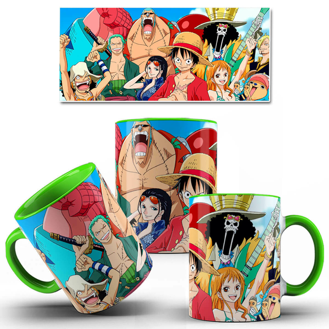 Caneca Anime One Piece Luffy chibi Vários Personagens - TackoSC - Caneca -  Magazine Luiza