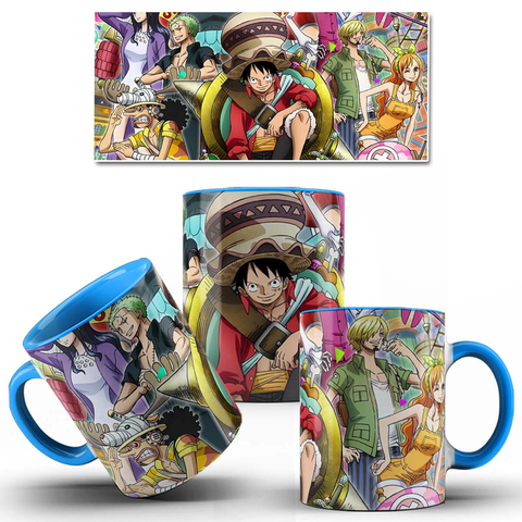 Caneca Anime One Piece Personagens