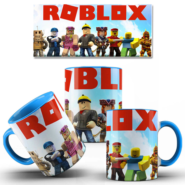 Caneca Jogo Roblox Personagens - Infinity Geek Store