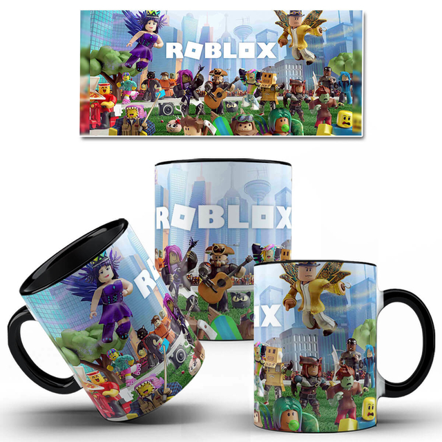 Caneca Jogo Roblox Personagens No Espaço