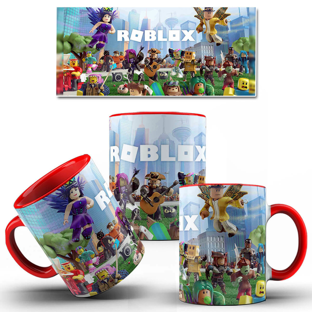 Caneca Jogo Roblox Todos os Personagens