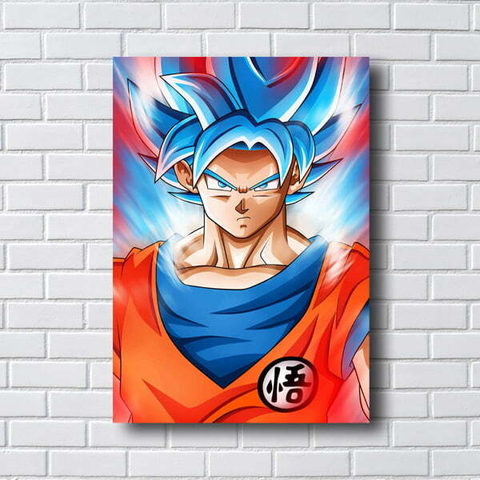 Quadro Decorativo Desenho Dragon Ball Z Goku