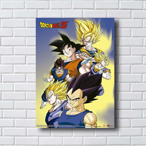 Placas Decorativas Quadros Dragon Ball Z Desenho Animado Cartoon Anime  Clássico Decoração Sala Quarto 13x19cm - Desconto no Preço