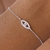 Pulseira de Prata Olho Grego II PU049