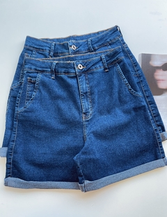 Shorts mom elastano