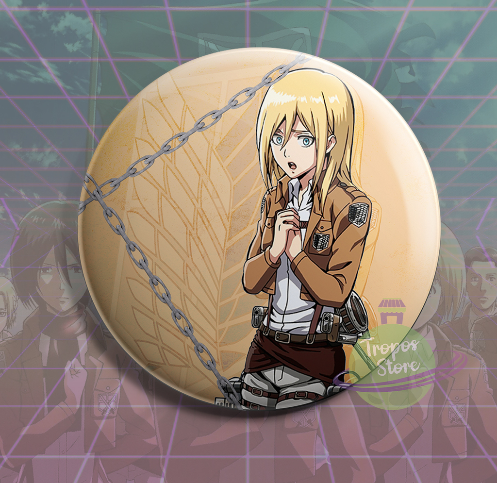 Christa aot  Personagens de anime, Anime icons, Anime