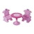 Mesa con Sillas - Rosa - comprar online