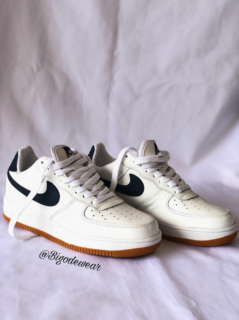Nike air force 1 white hotsell obsidian gum