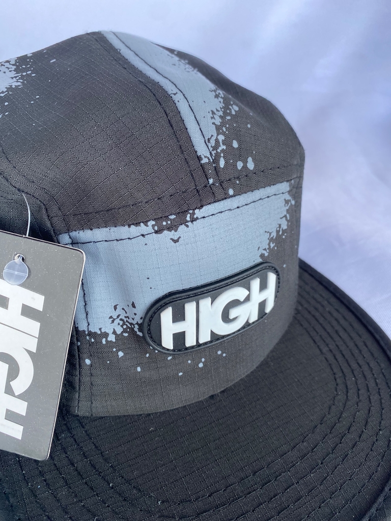 Boné High 6 Panel Logo Blue