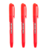 Kit 3 Marca Texto l Vermelho l Pilot