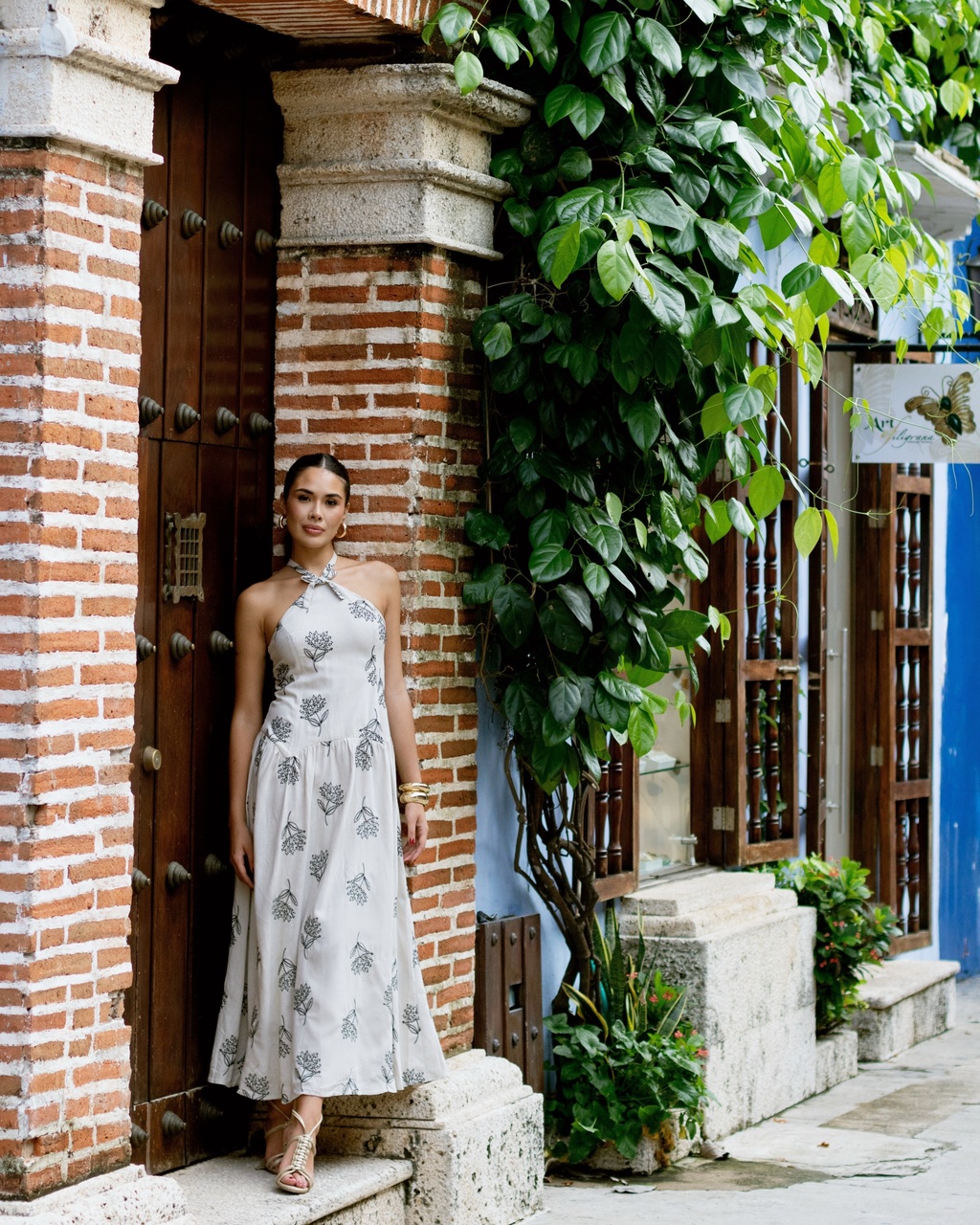 Vestido bordado flor - nósduas