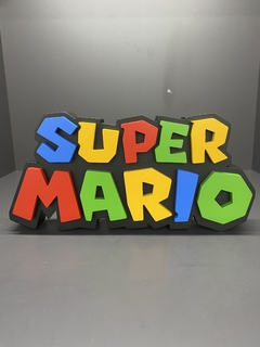 Placa Decorativa Super Mario
