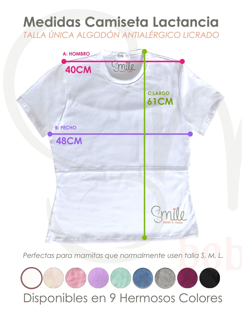 Camisetas para dar el pecho cheap