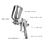Pistola p/pintar gravedad LVMP vaso aluminio, 2 mm, Truper - comprar en línea