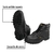 Zapato industrial negro #25 con casquillo de acero, Pretul - comprar en línea