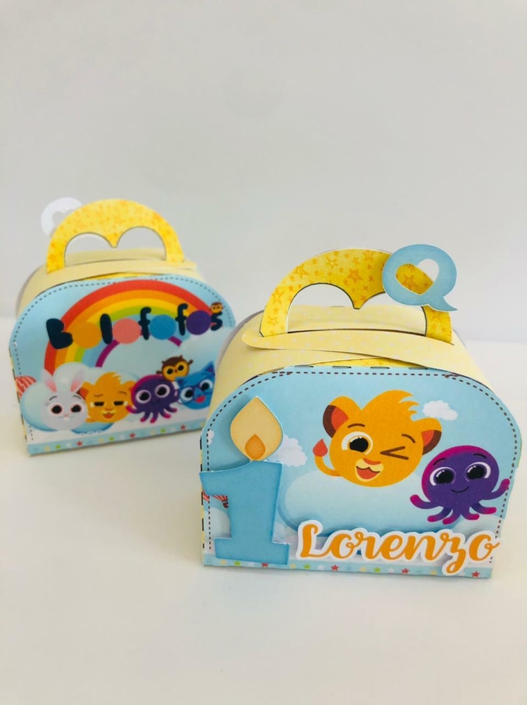 Convite Personalizado Bolofofos - Mimos Kids Ateliê