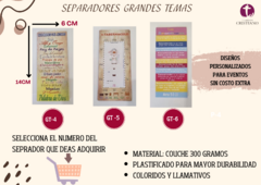 Separadores Grandes Temas Bíblicos - comprar en línea