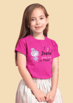 Playera Infantil- Jesús guia mis pasos