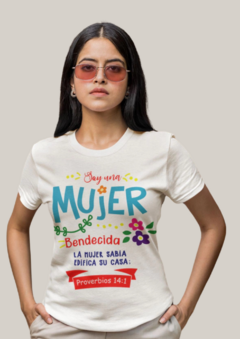 Playera Dama- mujer bendecida