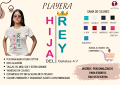 Playera Dama- Hija del Rey