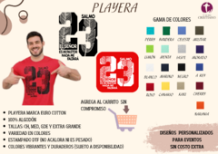 Playera Caballero- salmo 23