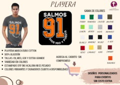 Playera Caballero- salmo 91