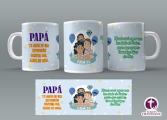 TAZAS PAPÁ- MIRAD CUAL AMOR NOS HA DADO