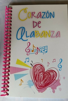 Libreta Media Carta Corazón de alabanza - comprar en línea