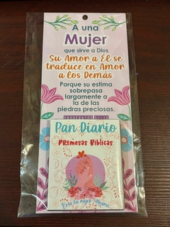 Imagen de Cuadro promesas A una mamá que sirve a Dios